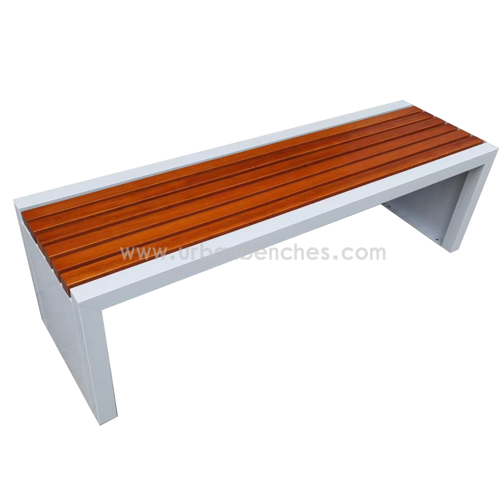 PC-MW-001 Metal+Solid Wood Park Chair