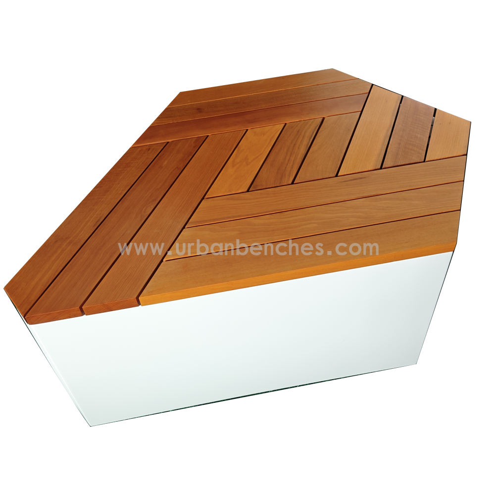 PC-MW-012 Metal+Solid Wood Park Chair