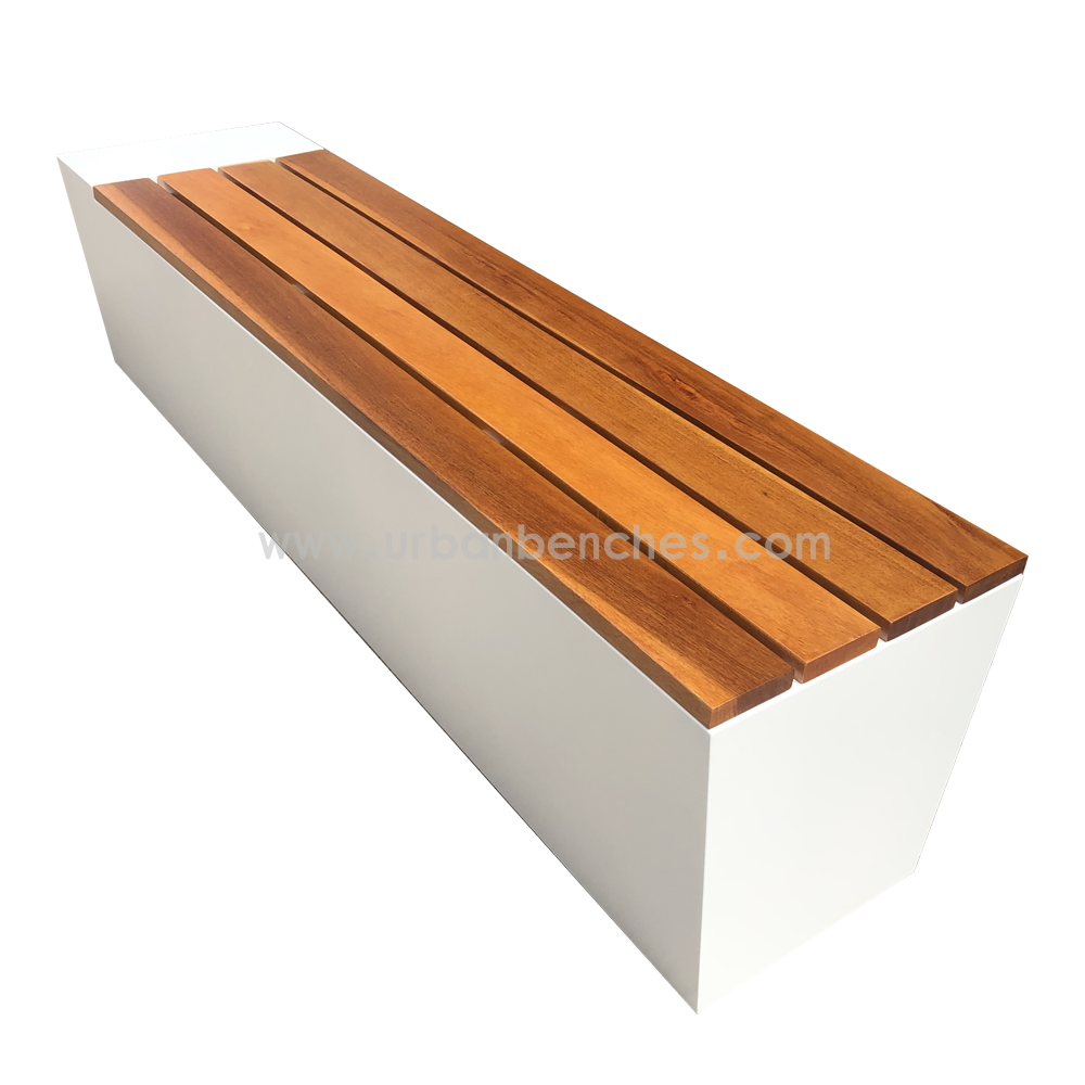  PC-MW-022 Metal+Solid Wood Park Chair