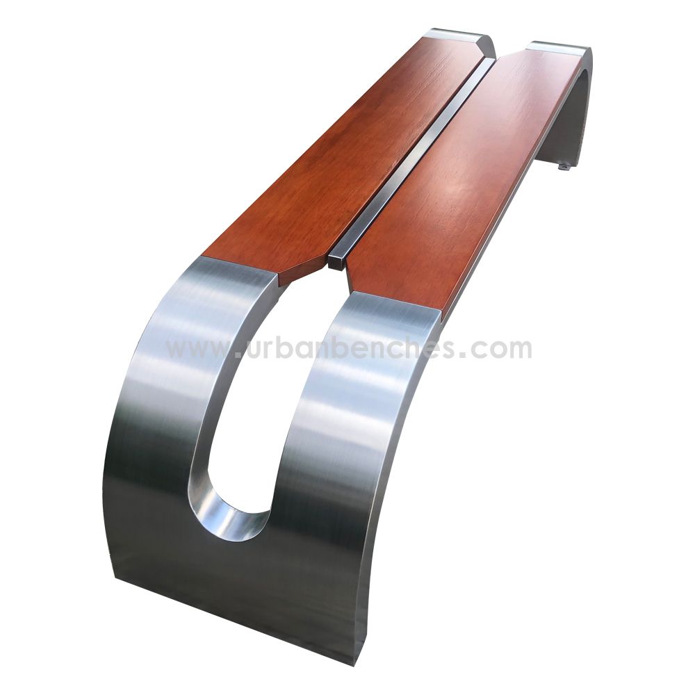  PC-MW-024 Metal+Solid Wood Park Chair