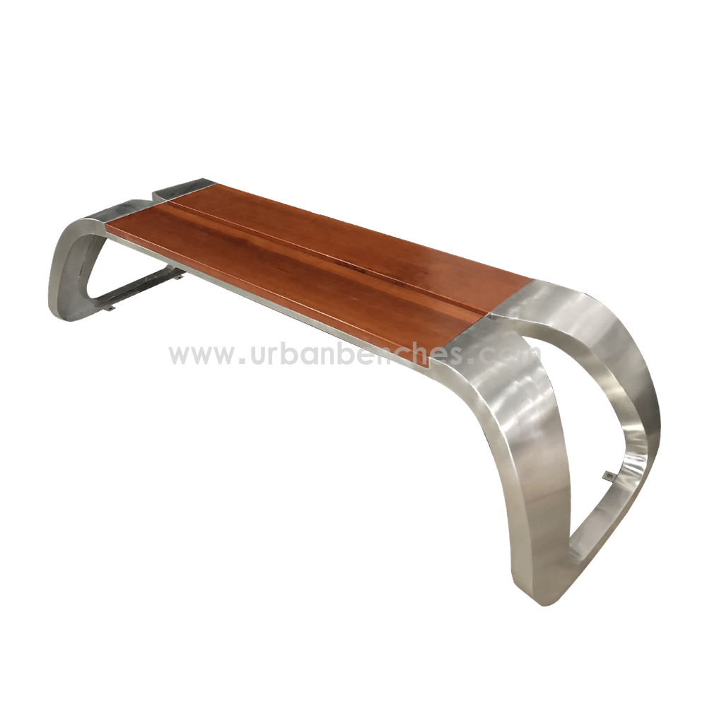  PC-MW-038 Metal+Solid Wood Park Chair