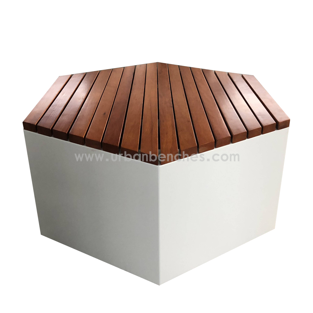  PC-MW-039 Metal+Solid Wood Park Chair