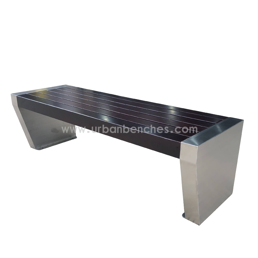 PC-MW-042 Metal+Solid Wood Park Chair