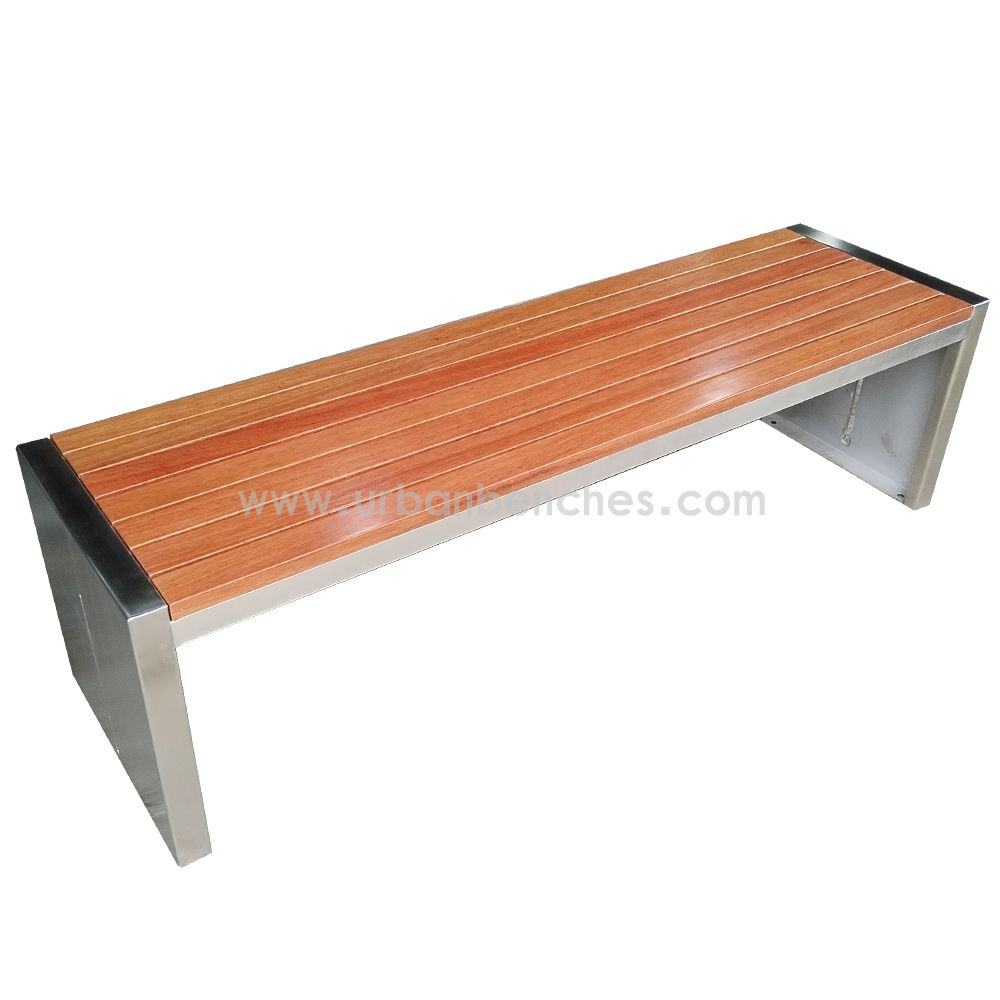 PC-MW-043 Metal+Solid Wood Park Chair