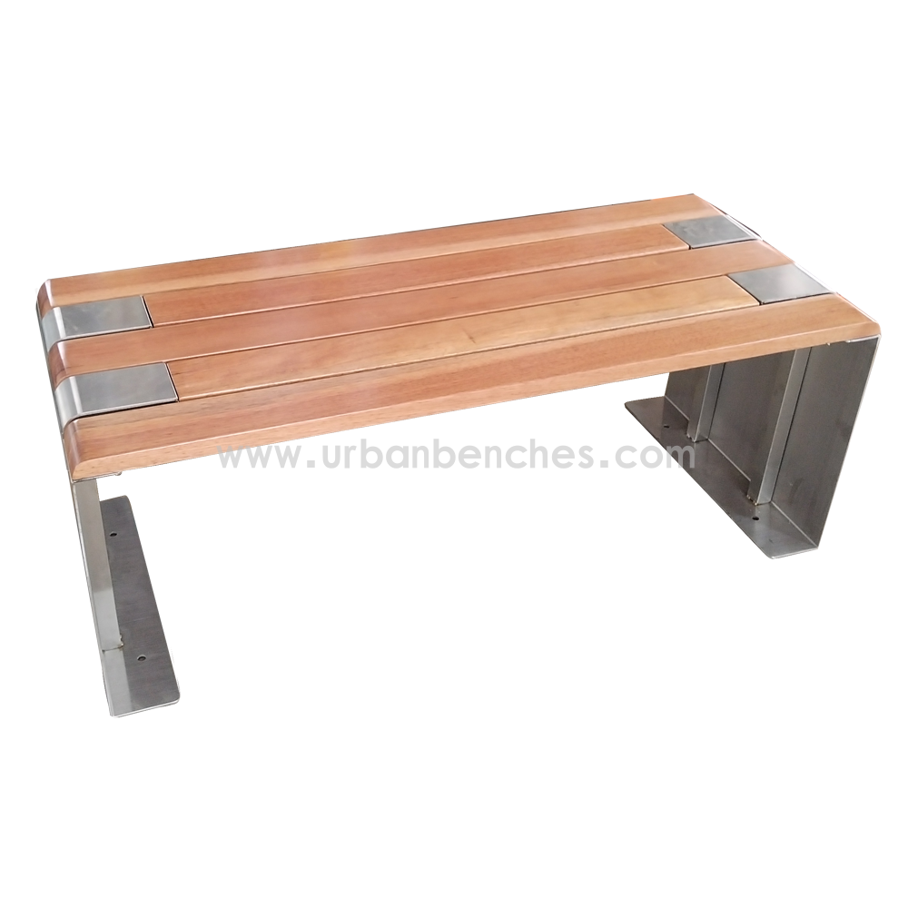 PC-MW-058 Metal+Solid Wood Park Chair