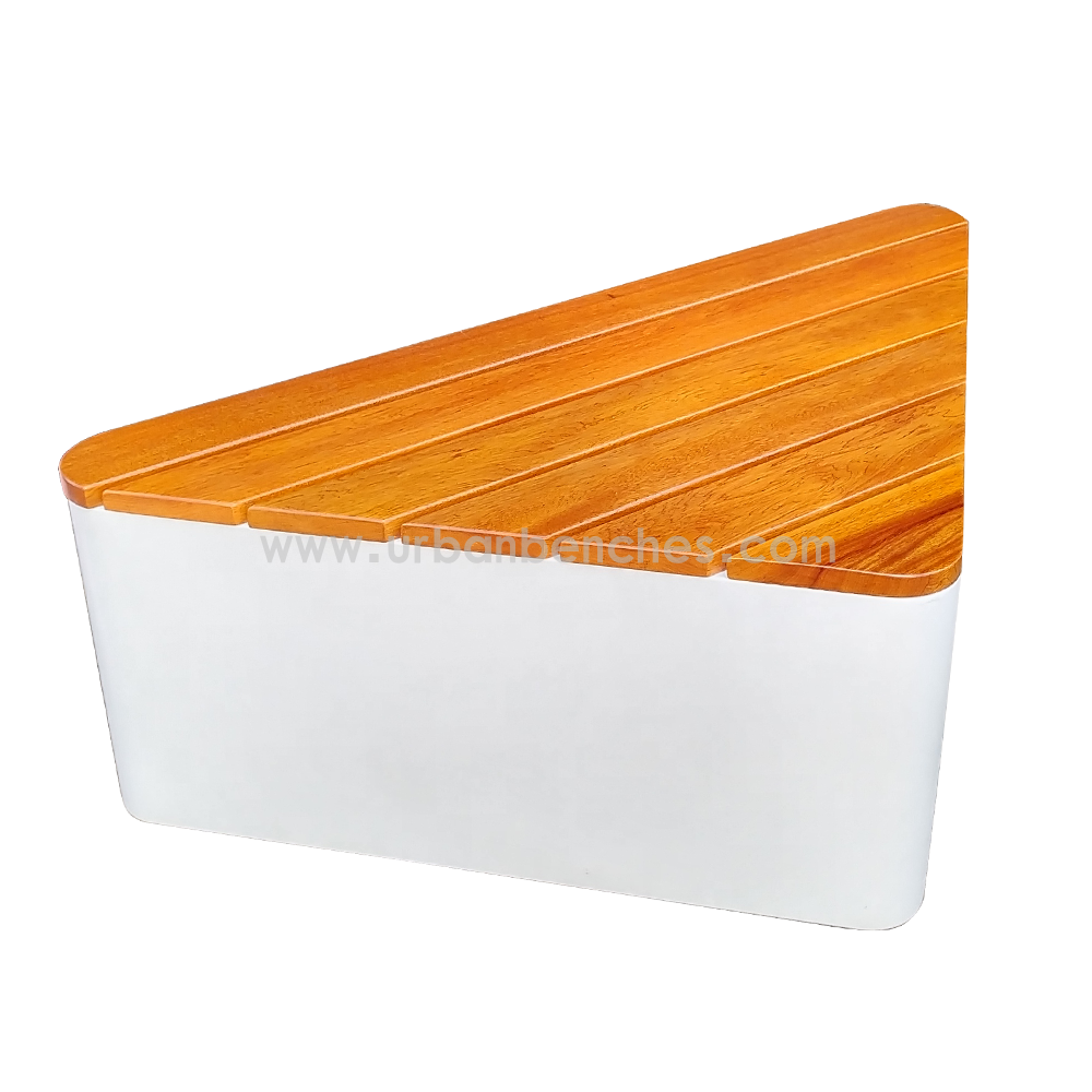 PC-MW-065 Metal+Solid Wood Park Chair