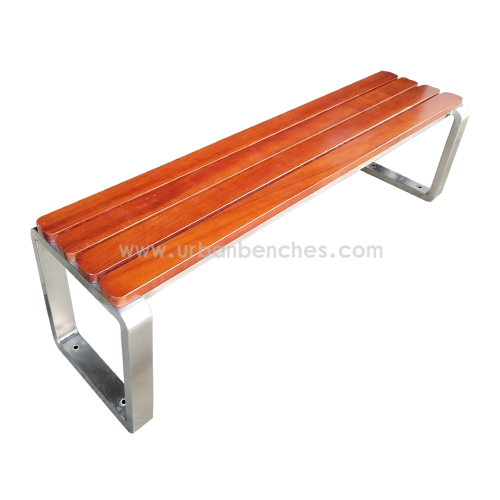 PC-MW-068 Metal+Solid Wood Park Chair