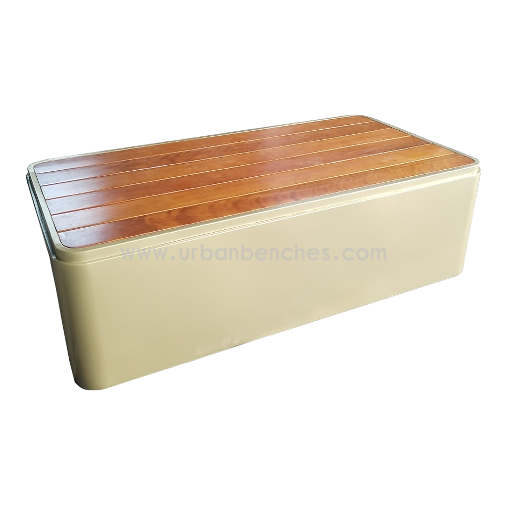 PC-MW-074 Metal+Solid Wood Park Chair