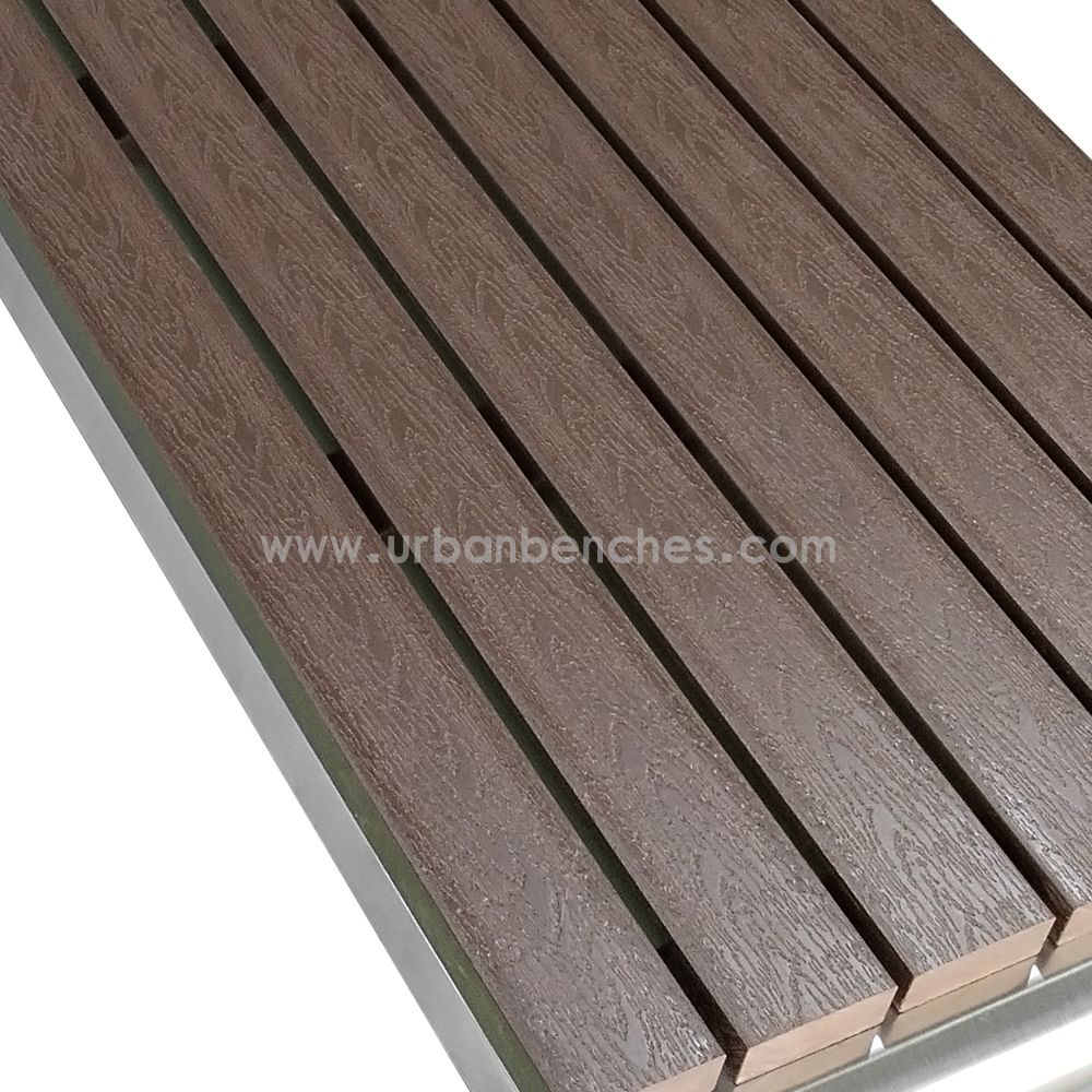 PC-MW-081 Metal+WPC Wood Park Chair