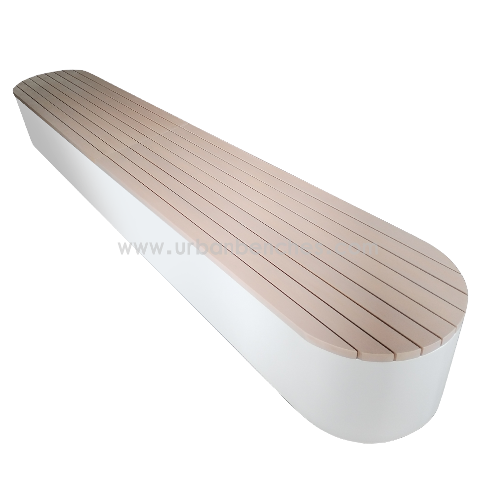 PC-MW-088 Metal+WPC Wood Park Chair