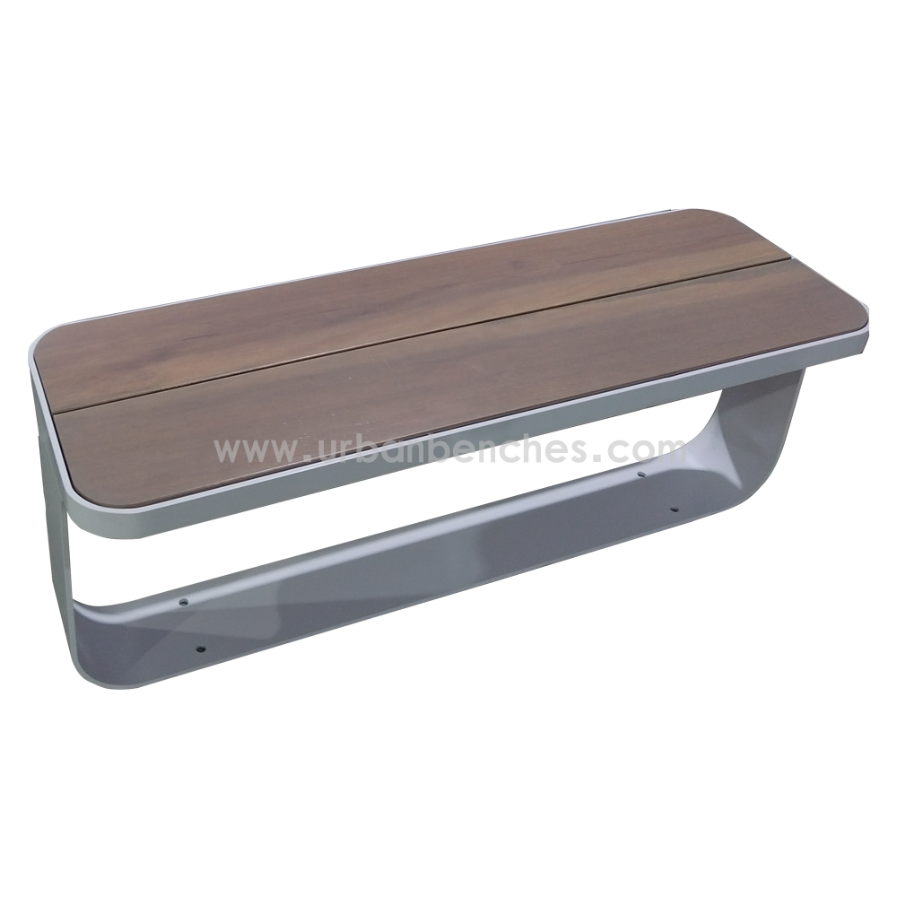 PC-MW-077 Metal+Solid Wood Park Chair