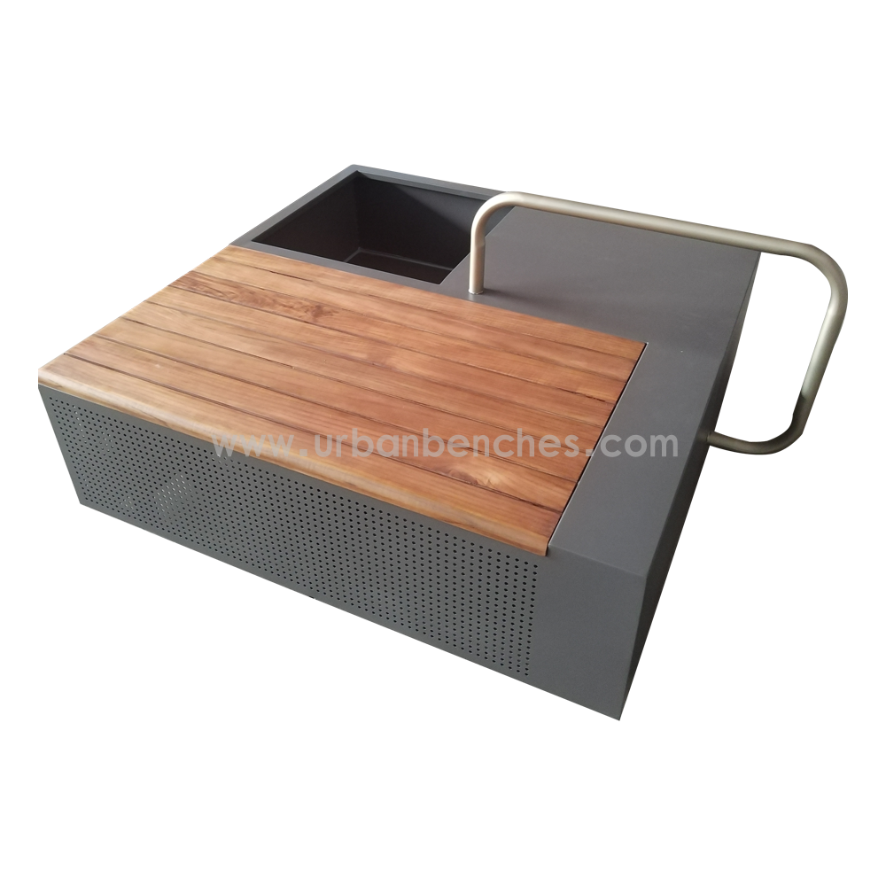  PC-MW-121 Metal+Solid Wood Pa