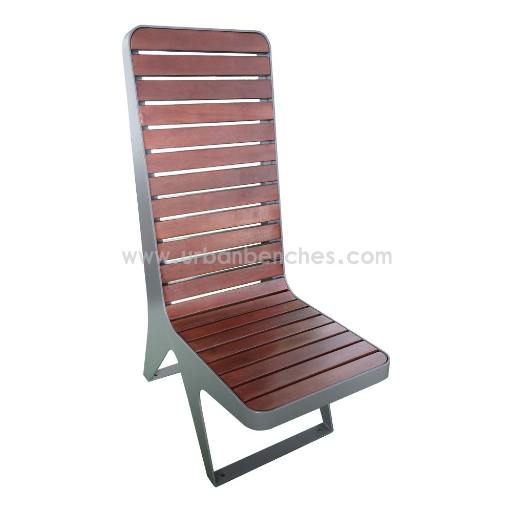 PC-MW-171 Metal+Solid Wood Park Chair