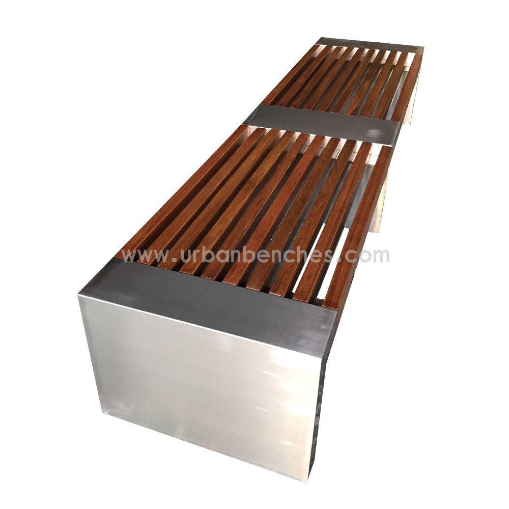 PC-MW-174 Metal+Solid Wood Park Chair