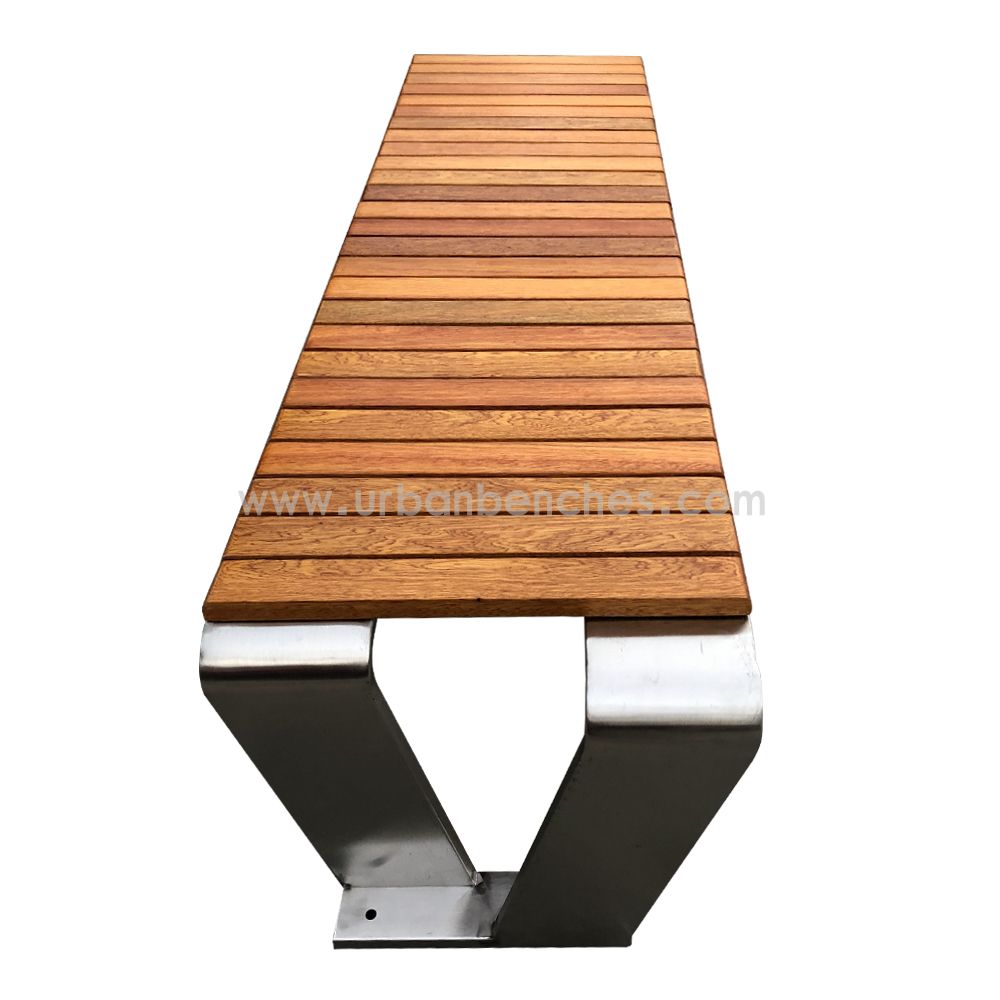 PC-MW-176 Metal+Solid Wood Park Chair