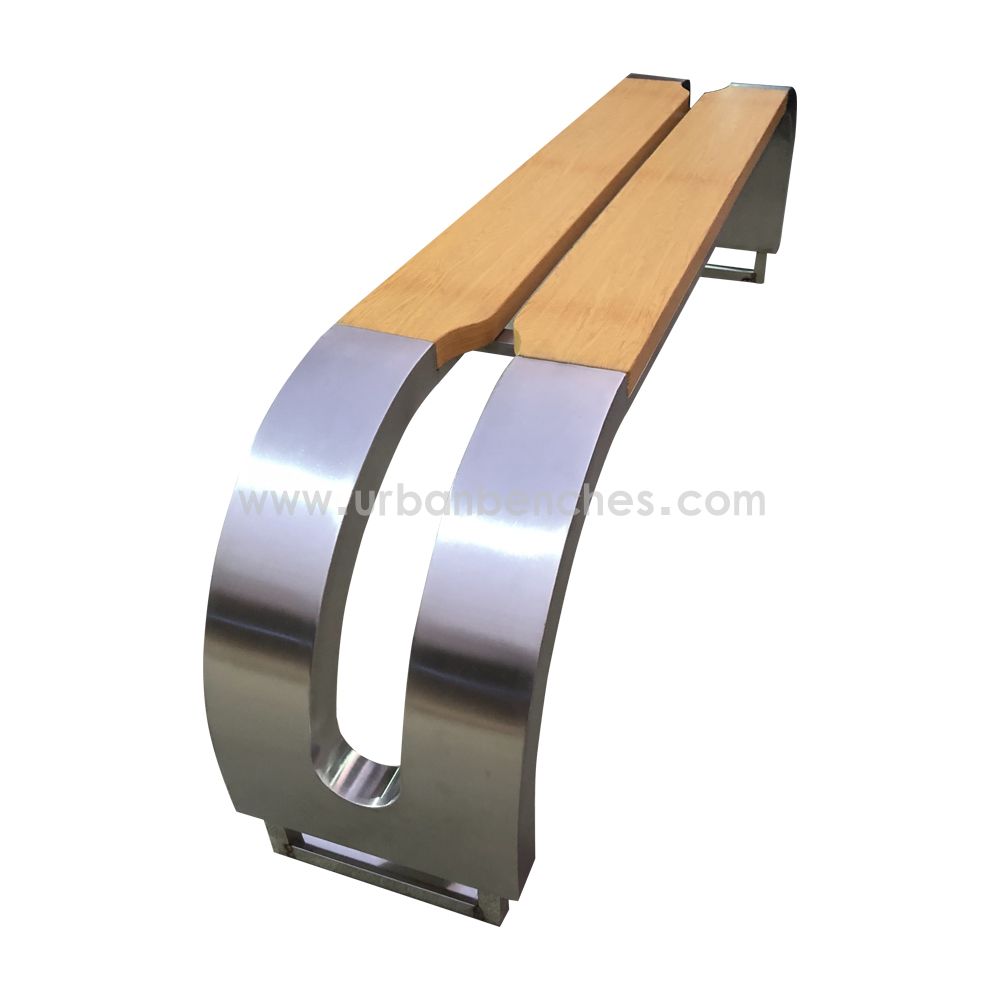 PC-MW-177 Metal+Solid Wood Park Chair