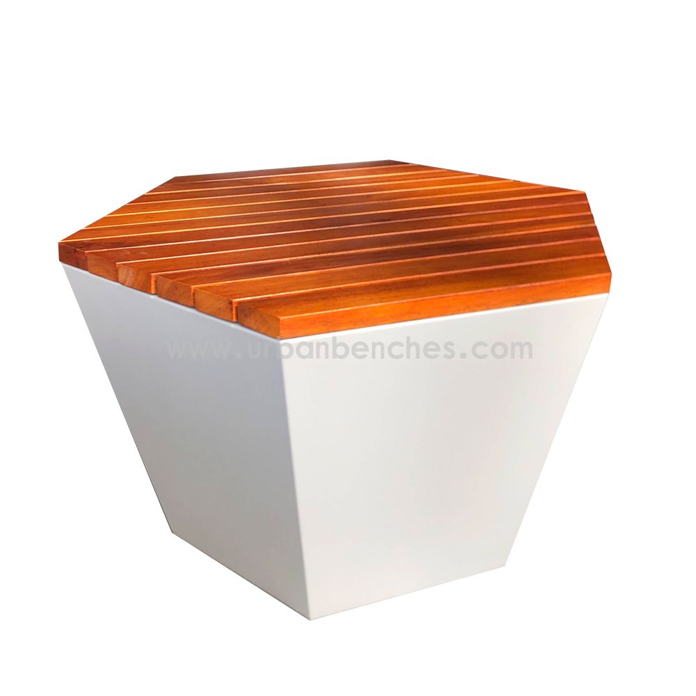  PC-MW-194 Metal+Solid Wood Park Chair