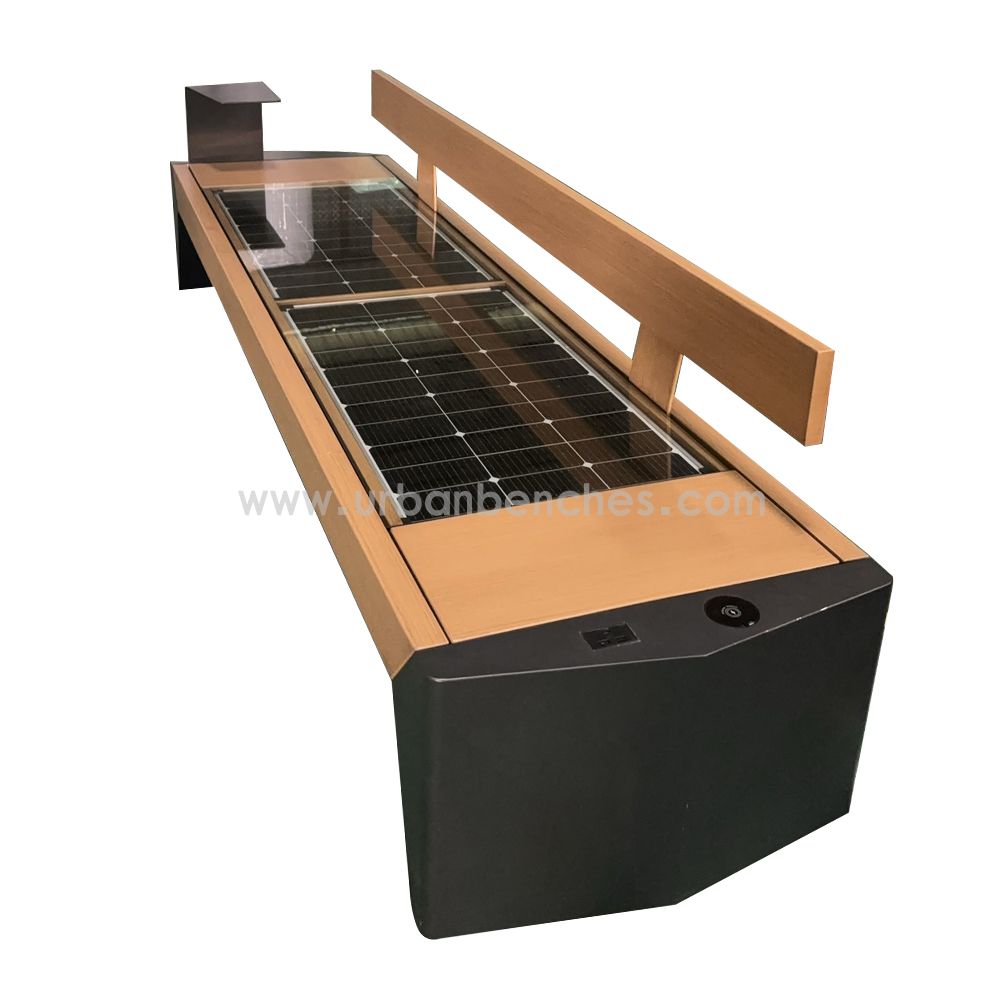 PC-MW-202 Metal+Solid Wood Park Chair