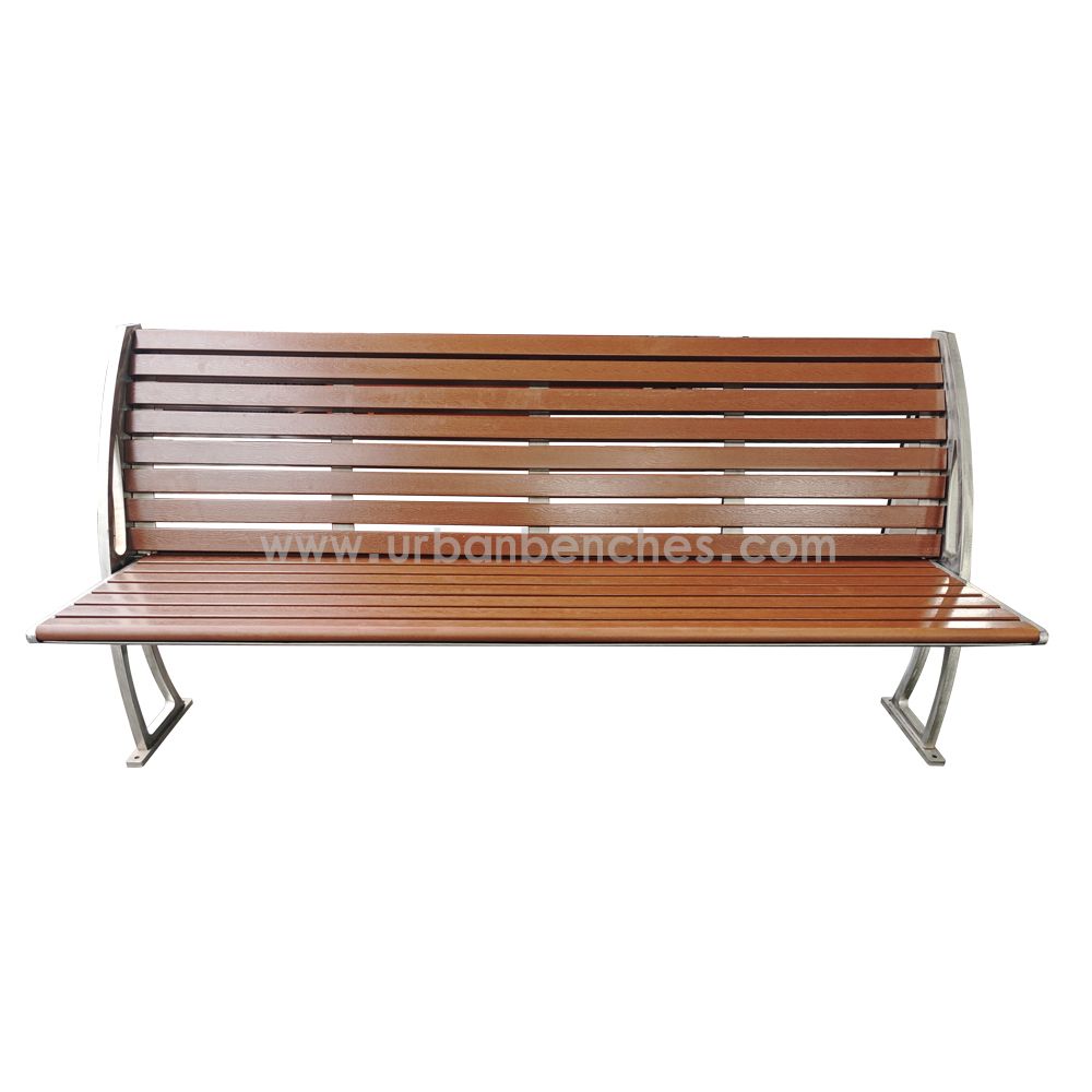 PC-MW-230 Metal+Solid Wood Park Chair