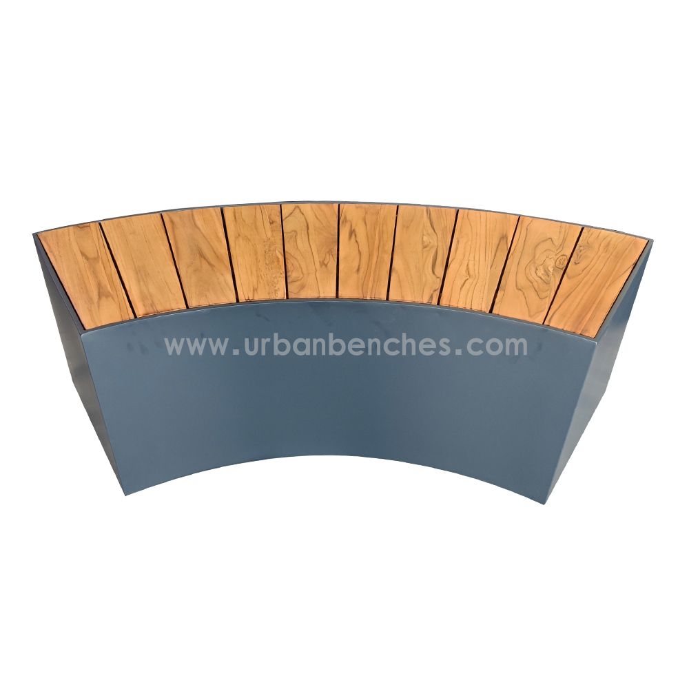 PC-MW-239 Metal+Solid Wood Park Chair